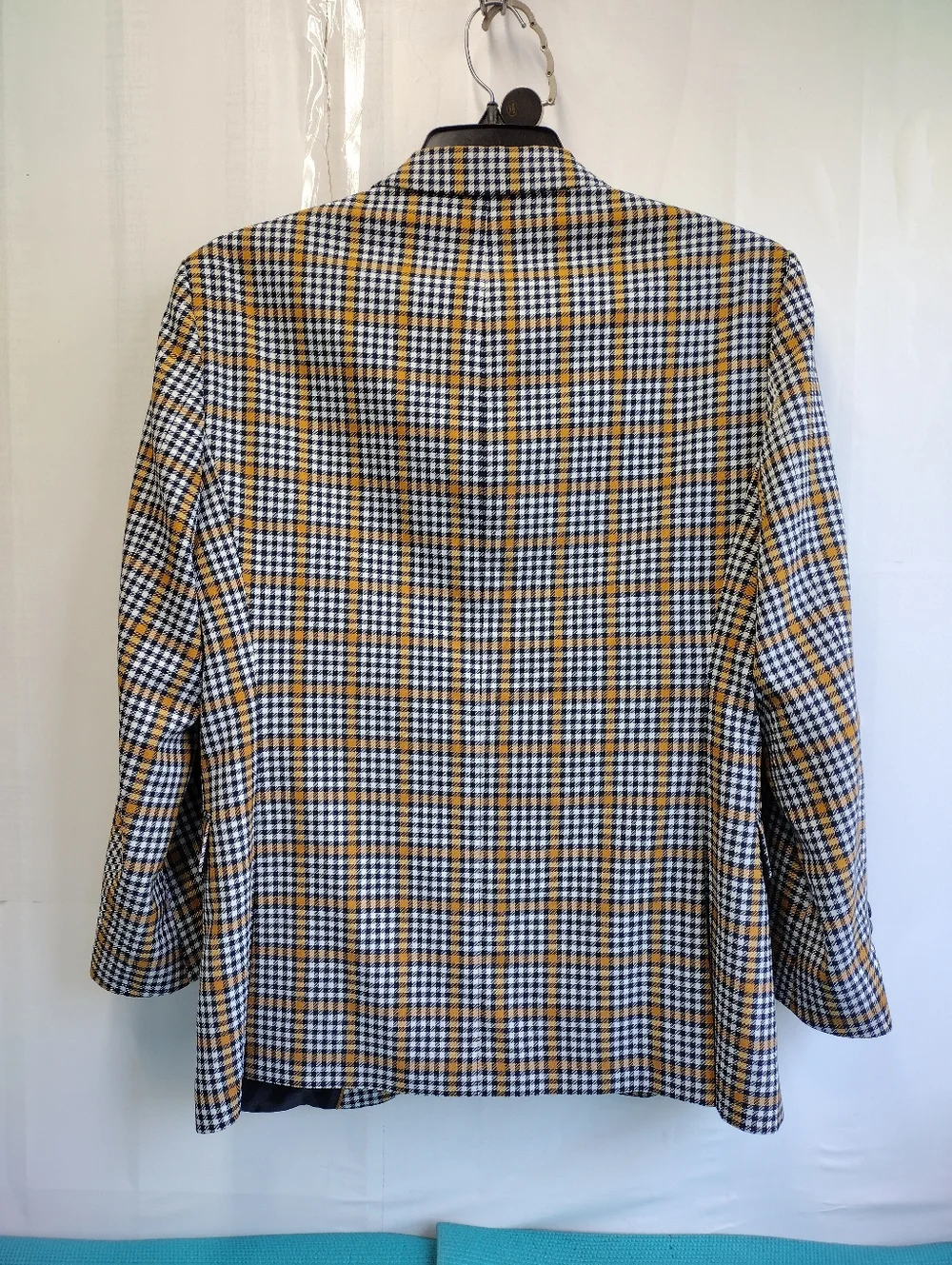 Zara Man Lined Blazer Jacket Two Front Buttons Multicolor Men's Size 42